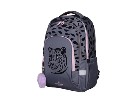 Schooltas Walker Fame ACE Leopard Light Grey