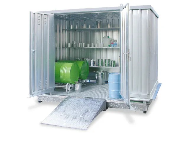 Container Voor Aquatoxische en Brandbare Stoffen 2570x4075x2075mm
