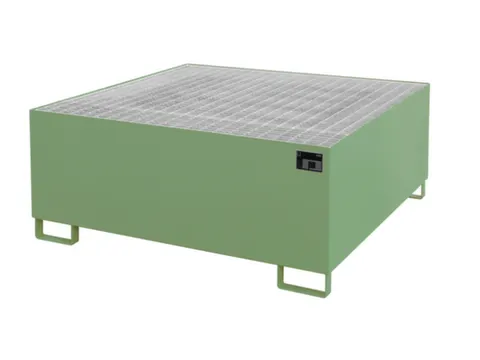 opvangbak,v. 1xIBC,opvangvol. 1000l,HxBxD 620x1460x1460mm,m. rooster