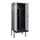 PBM-locker met bank,HxBxD 2120x800x815mm,2vak,vak B 400mm,draaigrendel