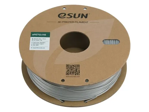 eSUN 3D Printer Filament ePETG+HS 1,75mm Zilver 1kg