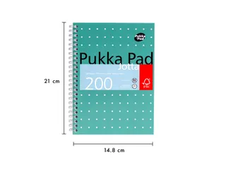Notitieboek Pukka Jotta A5 lijn 100vel/200pag 80 gram groen - 4