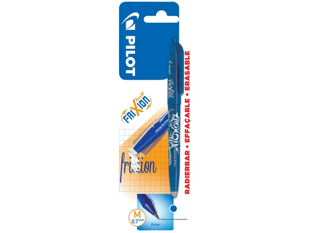 Rollerpen Pilot Frixion Ball 0.7mm BL-FR7 Medium Blauw op blister