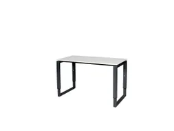 Domino Plus Bureau Hoogte Verstelbaar 1200x600mm Grijs Zwart O-Poot