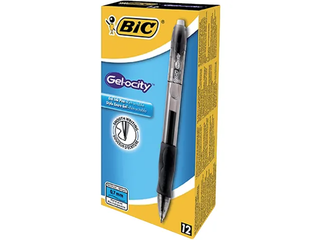 Stylo Gel BIC Velocity Medium 0,3mm Noir