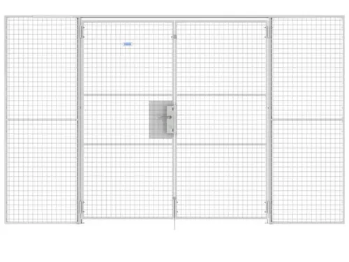 dubbele vleugeldeur,v. scheidingswandsysteem,HxB 2200x2400mm