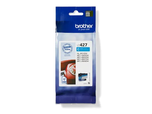 Inktcartridge Brother LC-427C blauw
