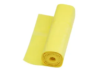 Kunststof Vuilniszakken 120 Liter Dikte 25 Μicron LXB 110x70cm Geel - 2