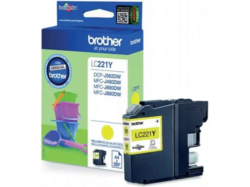 LC-221YBP Geel Inktcartridge 260 pagina's