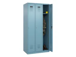 locker,HxBxD 1850x900x500mm,3vak,vak B 300mm,cil.-slot,staand op vloer