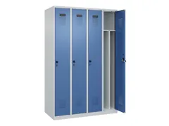 locker voor scheiding van kleding,HxBxD 1850x1200x500mm,4vak