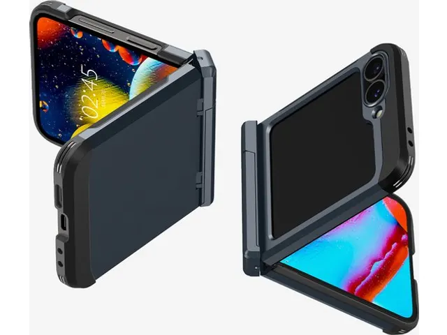 Spigen Case ACS08292 Galaxy Flip (2024) Tough Armor Pro Metal Slate