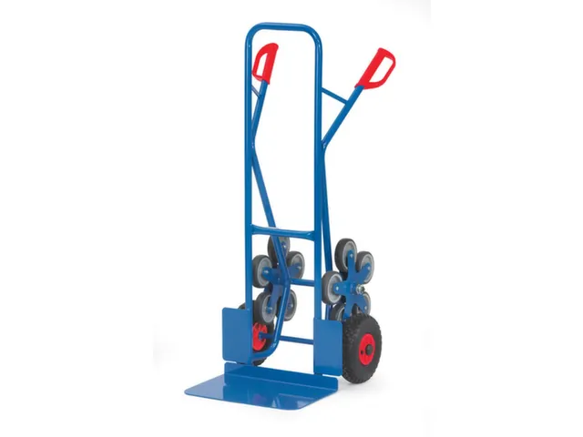 Diable monte-escaliers à 5roulettes force 200kg bavette lxp 480x300mm