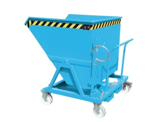 Kiepbak Staalplaat 1270x1200x1340mm Inh. 0.70m³ 1000kg Blauw - 1