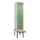 locker met bank,voor scheiding van kleding,HxBxD 2120x400x815mm,1vak