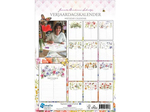 Verjaardagskalender Janneke Brinkman Klaprozen