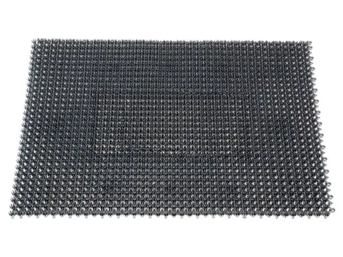 Schoonloopmat Grof Vuil Ldpe 57x86 Lichtgrijs