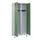 locker voor scheiding van kleding,HxBxD 1950x800x500mm,2vak