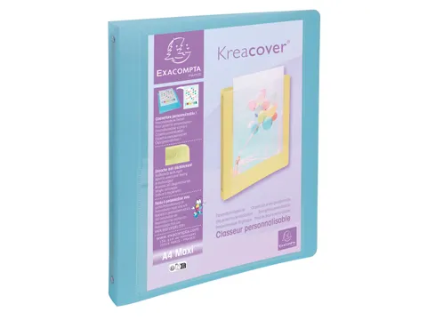 Ringband 4 Ringen 30Mm Personaliseerbaar Kreacover Pastel A4 Assorti