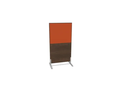 scheidingswand,HxB 1545x800mm,NV bruin hickory,BN3012-oranje