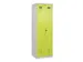 locker voor scheiding van kleding,HxBxD 1850x600x500mm,2vak