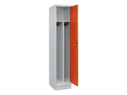 locker voor scheiding van kleding,HxBxD 1950x400x500mm,1vak