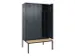 locker met bank,voor scheiding van kleding,HxBxD 2120x1200x815mm,3vak