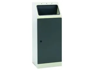afvalverzamelaar zelfblussend 45 liter HxBxD 1000x400x300mm antraciet - 1