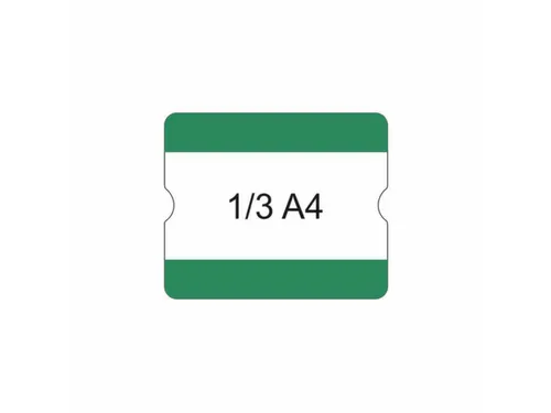 beschrijfbare hoes,markering HxB 216x180mm,PVC,groen