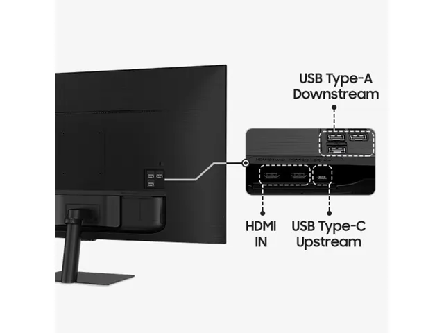 LS32FM702UUXEN 32 inch 4K UHD monitor VA HDR10 USB-C 65W speakers HAS