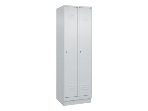 locker,HxBxD 1950x600x500mm,2vak,vak B 300mm,cil.-slot,sokkel