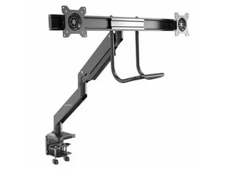 Heavy duty monitor arm voor 2 schermen verstelbare dual monitor beugel - 3