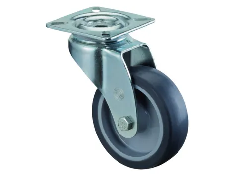 Zwenkwiel 65kg Plaat 100x24mm Thermoplast Spoorvrij Blauwgrijs