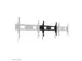 Neomounts LEVEL-750 WL35-750BL18 Support mural inclinable robuste pour