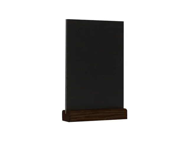 Présentoir de table ardoise Europel A5 vertical noir
