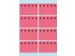 Etiquette congélateur HERMA 3772 26x40mm rouge 48 pièces