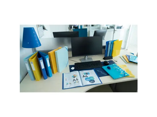 Classeur 2an 30mm PP A4 Bee Blue coul.as
