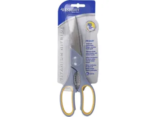 Huishoudschaar Westcott 210mm met softgrip titanium - 5