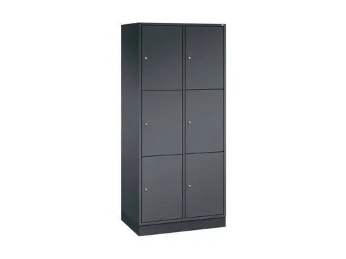 grootvolume-lockersysteem,HxBxD 1950x820x500mm,2x3vakken,cil.-slot