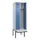 locker met bank,voor scheiding van kleding,HxBxD 2120x600x815mm,2vak