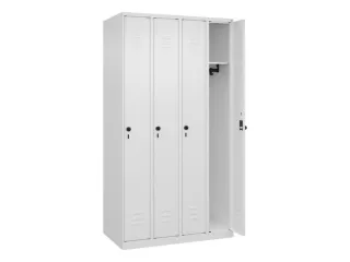locker,HxBxD 1850x1000x500mm,4vak,vak B 250mm,draaigrendel - 2