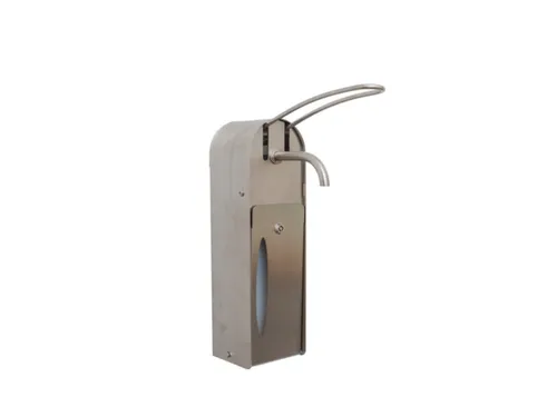 zeep-/ontsmettingsmiddeldispenser,HxB 325x97mm,v. 1l,vulpeilindicator