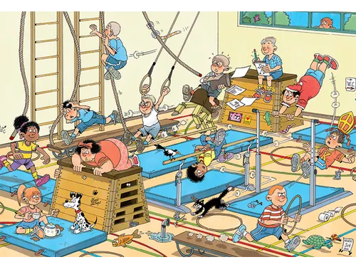 Puzzel Jan van Haasteren Junior 3 Apenkooien 240 stukjes