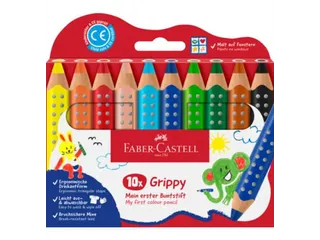 Kleurpotlood Faber-Castell Grippy XXL Jumbo etui 10 stuks - 1