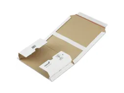 Wikkelverpakking Postbox Wit 302x215x75mm 25 Stuks