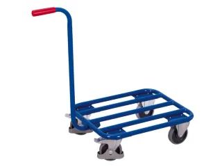 Platformwagen Duwstang 250kg Laadvlak 605x500mm Stalen Buis - 2