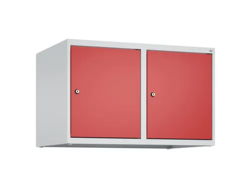 opzetkast,v. locker,2vak.,vak B 400mm,HxBxD 500x800x500mm,cilinderslot