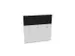 cache de banque d'accueil p. table de bureau Bl-blanc BN8033-noir