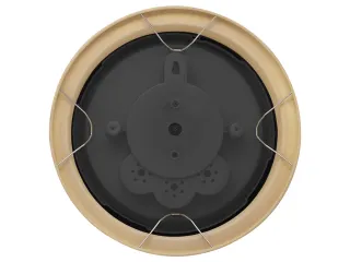 Buiten Barometer - Ø22CM - Metaal - Bruin "Orchid" - 9