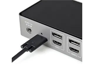StarTech Hybride Dock Universeel USB-C USB-A Triple 4K HDMI DP 85W - 6